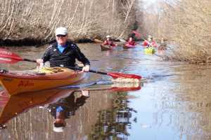 Kleinflussfahrt auf dem Breitenburger Moorkanal